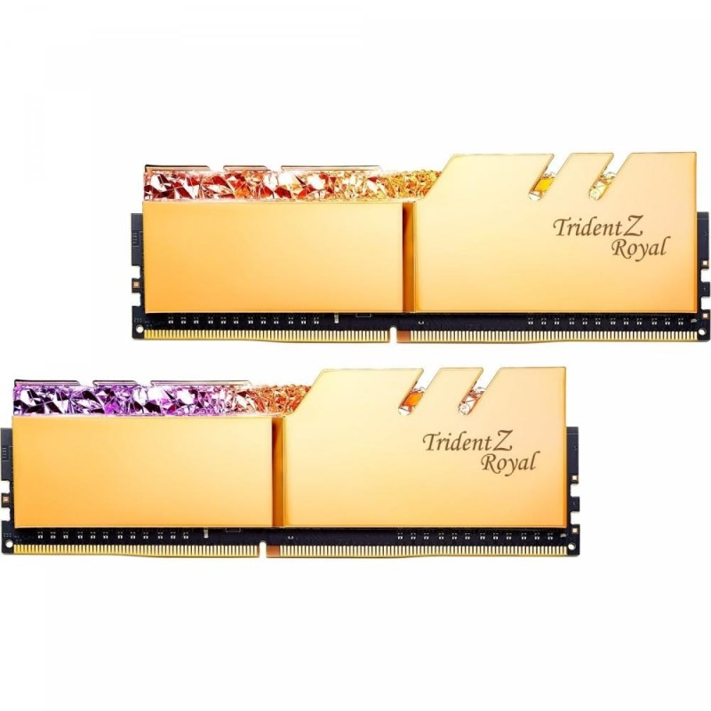 Memoria GSKILL 16GB DDR4 3600MHz Trident Z Royal Gold RGB (2x8GB)