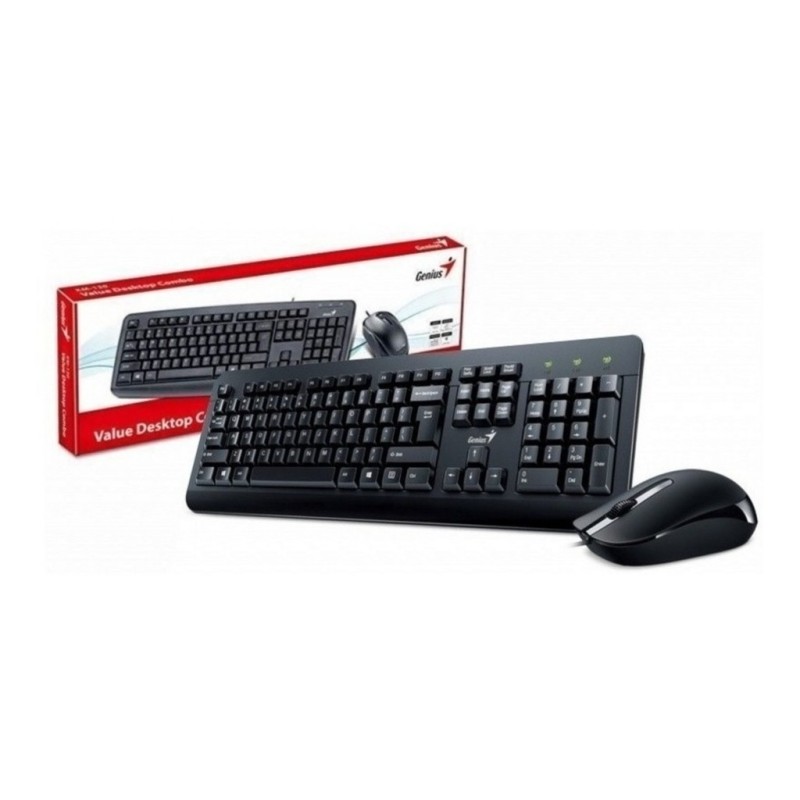 Combo Genius Teclado + Mouse Km-160 Usb