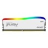 Memoria Kingston 8GB DDR4 3200MHz Fury Beast White RGB