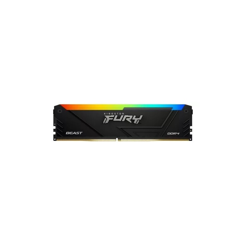 Memoria Kingston 8GB DDR4 3600MHz Fury Beast Black RGB