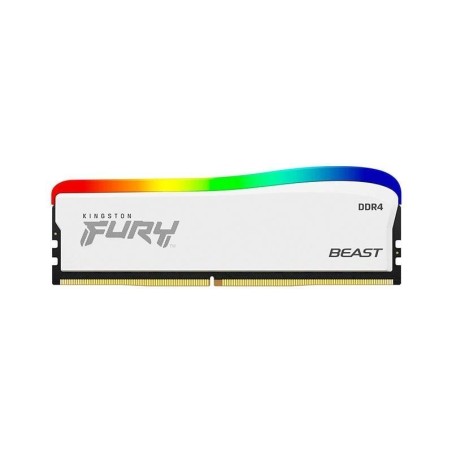 Memoria Kingston 16GB DDR4 3200MHz Fury Beast White RGB