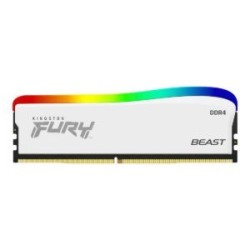 Memoria Kingston DDR4 16GB 3600MHz Fury Beast White RGB