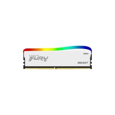 Memoria Kingston DDR4 16GB 3600MHz Fury Beast White RGB