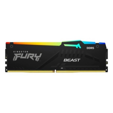 Memoria Kingston 16GB DDR5 5600MHz Fury Beast Black RGB