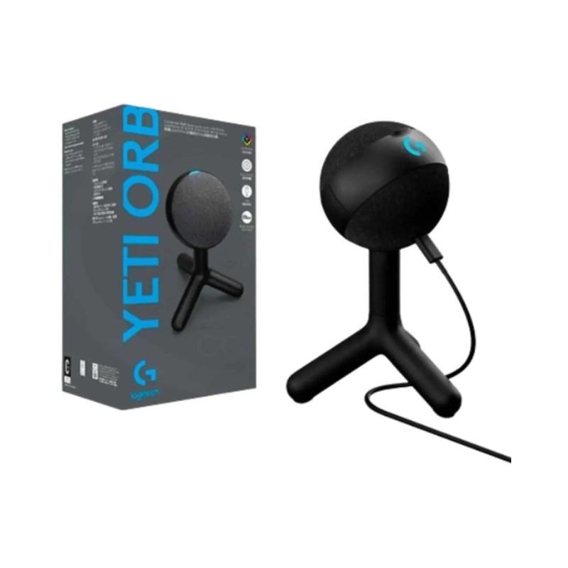 Microfono Logitech Yeti Orb RGB Black