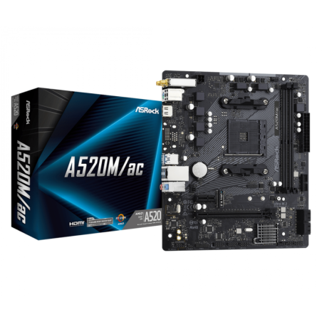 Motherboard ASRock (AM4) A520M/AC WiFi