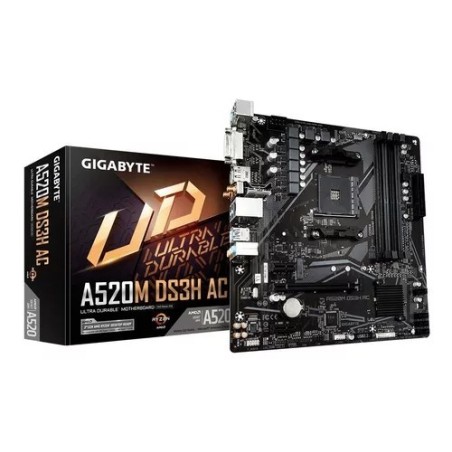 Motherboard Gigabyte (AM4) A520M DS3H AC WiFi DDR4