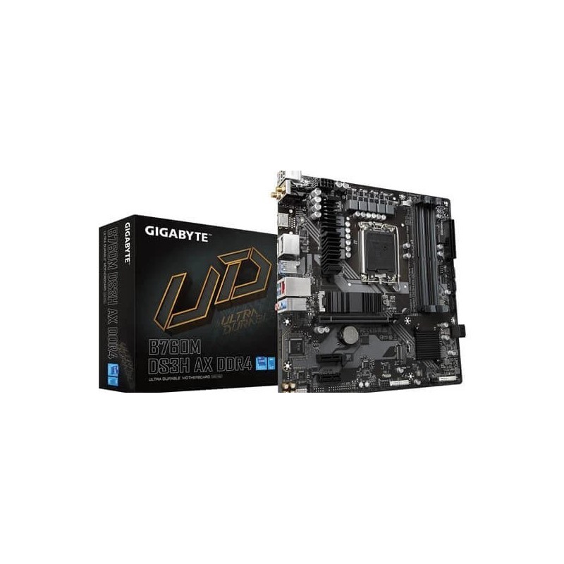 Motherboard Gigabyte (LGA1700) B760M DS3H AX WiFi DDR4
