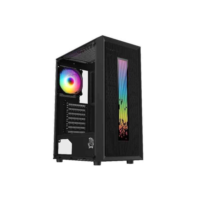 Gabinete Raptor Vortex TG Mid-Tower RGB Back Fan x1 + Led Front w/button