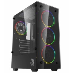 Gabinete Raptor Sentinel TG Mid-Tower RGB Fan x4 w/button control