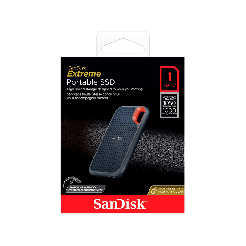 SanDisk extreme Portable SSD 1TB