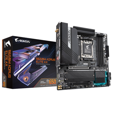 Motherboard Gigabyte (AM5) Aorus B650M Elite AX DDR5