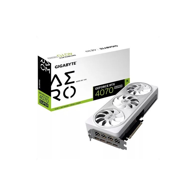 Placa de Video Gigabyte RTX 4070 Super Aero White 12GB