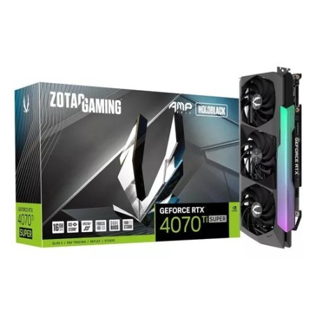 Placa de Video Zotac RTX 4070 Ti Super AMP Holo 16GB