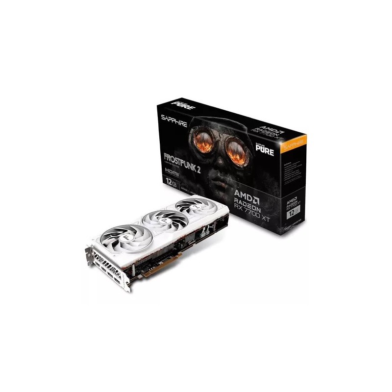 Placa de Video Sapphire RX 7700 XT Pure Frostpunk 2 Edition 12GB