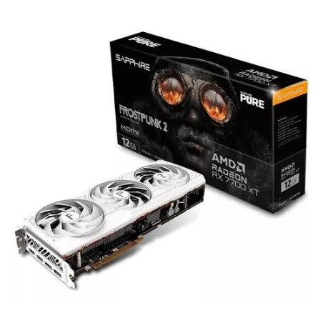 Placa de Video Sapphire RX 7700 XT Pure Frostpunk 2 Edition 12GB