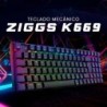 Teclado Redragon Ziggs Black Red Switch - 94 Teclas Spanish LA