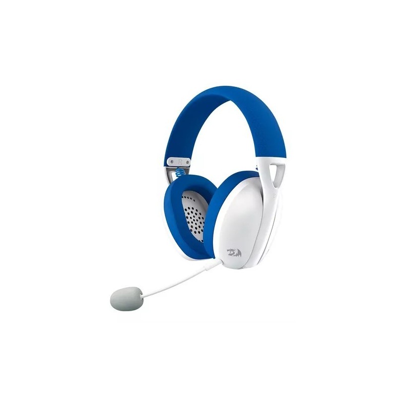 Auriculares Redragon Ire Wireless White/blue H848B
