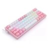 Teclados Redragon Fizz Pro Pink/White red switch spanish wireless K616-RGB PW SP