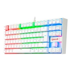 Teclado Redragon Kumara White red switch spanish K552W-RGB-1R-SP 