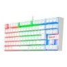 Teclado Redragon Kumara White red switch spanish K552W-RGB-1R-SP 