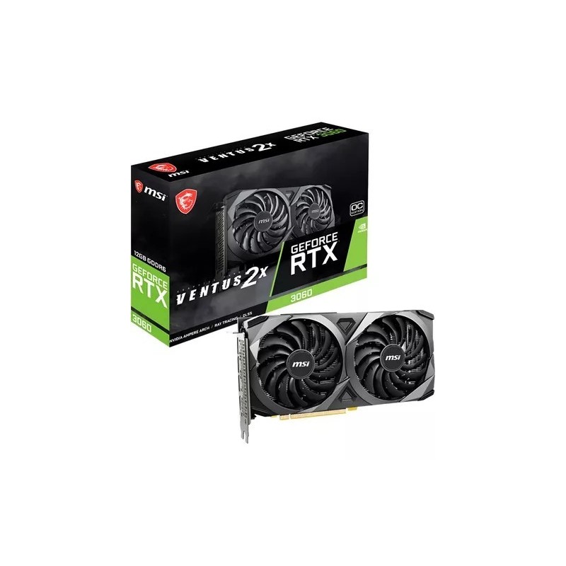 Placa de Video MSI RTX 3060 VENTUS 2X OC 12G