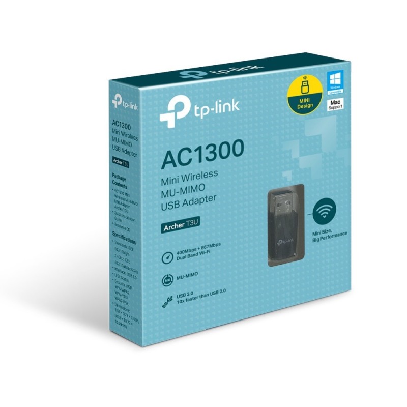 Adaptador Wifi Usb AC1300 Mini