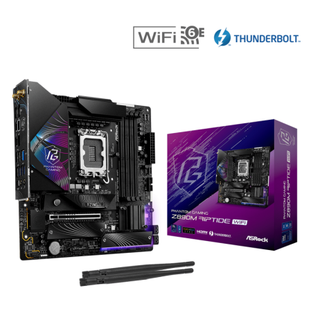 Motherboard ASRock (LGA1851) Z890M Riptide WiFi DDR5