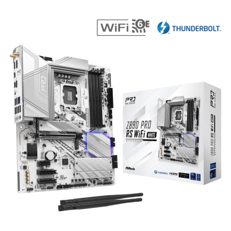 Motherboard ASRock (LGA1851) Z890 Pro RS WiFi White DDR5