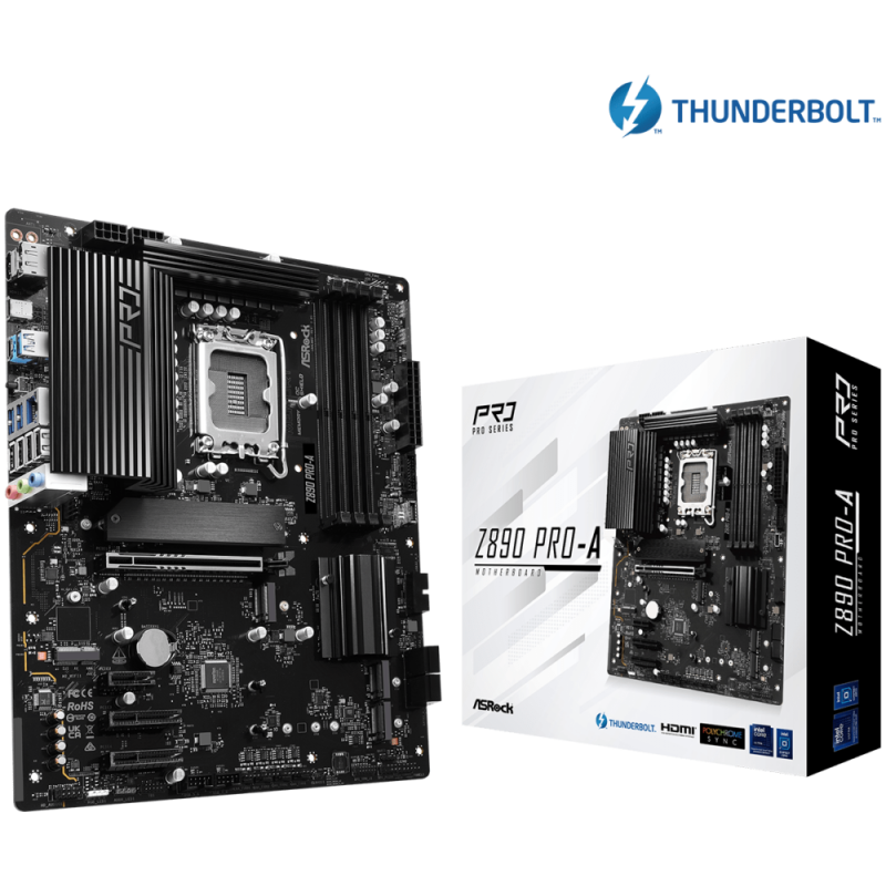 Motherboard ASRock (LGA1851) Z890 Pro-A DDR5