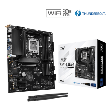 Motherboard ASRock (LGA1851) Z890 Pro-A WiFi DDR5