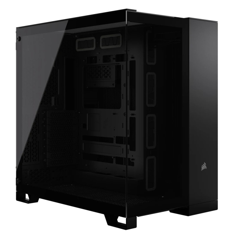 Gabinete Corsair 6500X Mid-Tower TG Dual Chamber Negro