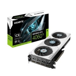 Placa de Video Gigabyte RTX 4060 Ti Eagle ICE (White) 8GB