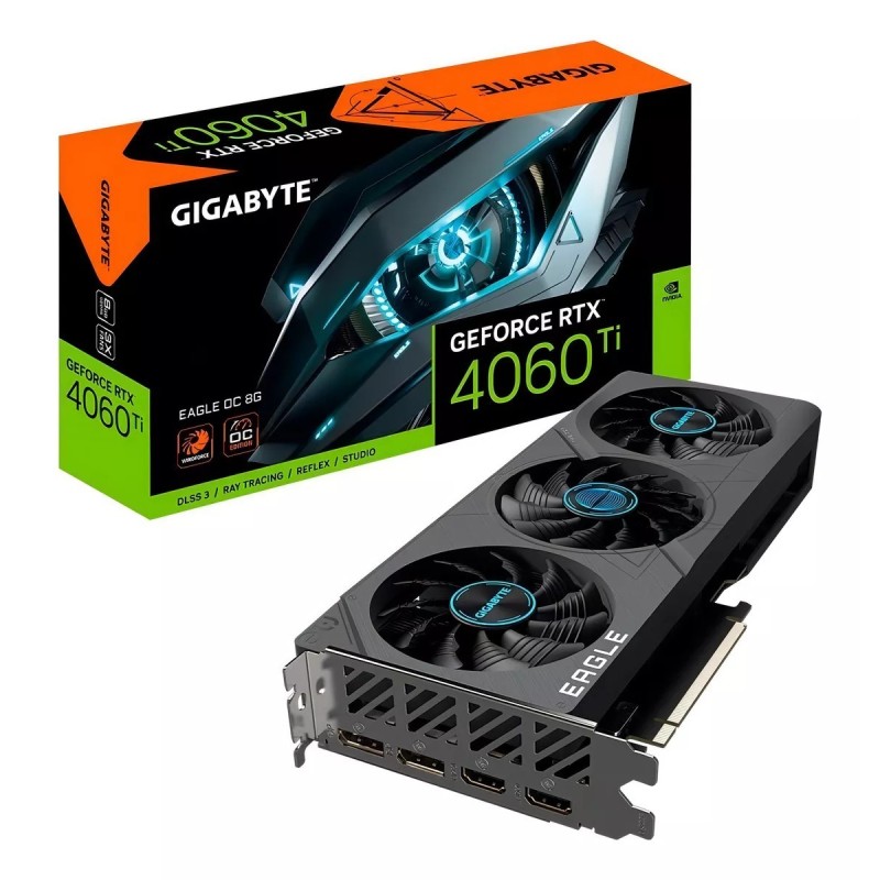 Placa de Video Gigabyte RTX 4060 Ti Eagle OC 8GB