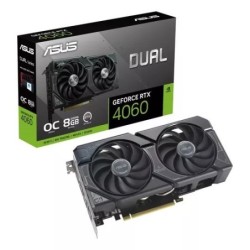 Placa de Video ASUS RTX 4060 Dual V2 8GB