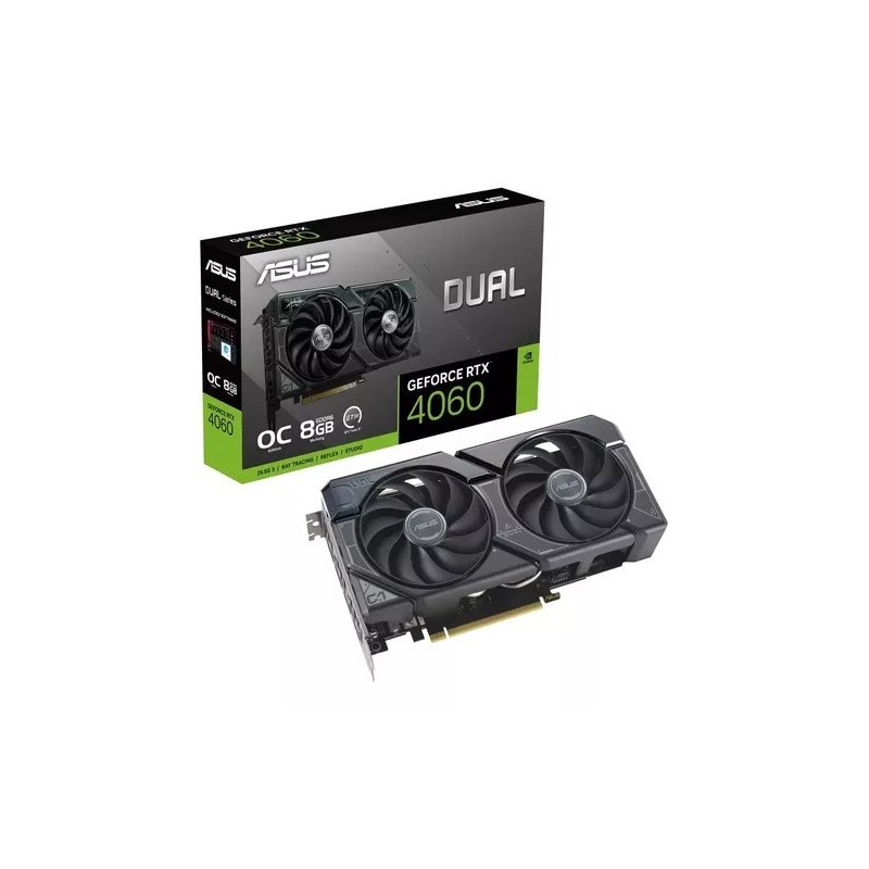 Placa de Video ASUS RTX 4060 Dual V2 8GB