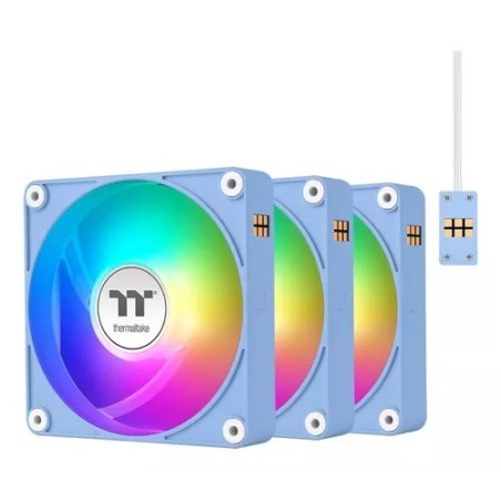 FAN Cooler Thermaltake CT120 EX aRGB Hydrangea Blue (Pack de 3)
