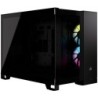 Gabinete Corsair 2500X Dual Chamber Black iCUE Fan RGB x2
