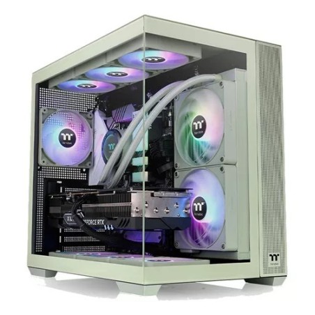 Gabinete Thermaltake View 380 Matcha Green ARGB Fan x4