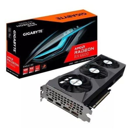 Placa de Video RX 6600 Gigabyte Eagle 8GB (OUTLET)
