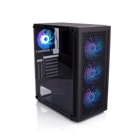 Gabinete Merx CK-100 Cobra King Black ARGB Fan x4