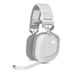 Auriculares Corsair HS80 RGB Wireless White