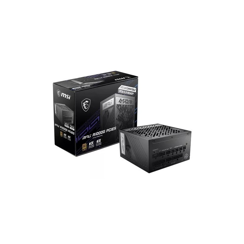 Fuente MSI 1000W Mpg A1000G 80+ Gold Full Modular