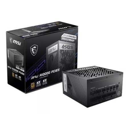 Fuente MSI 1000W Mpg A1000G 80+ Gold Full Modular