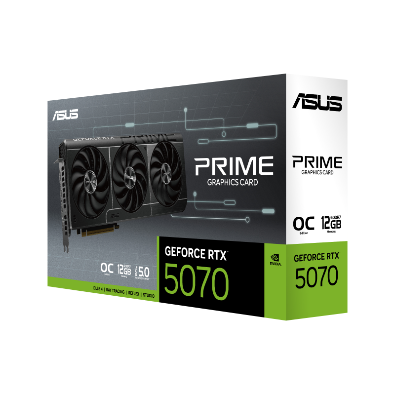 Placa de Video ASUS RTX 5070 Prime OC 12GB