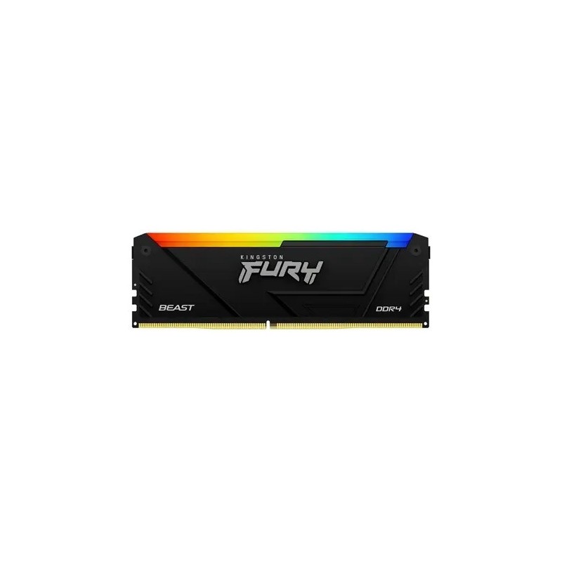 Memoria Kingston 16GB DDR4 3600MHz Fury Beast Black RGB CL18