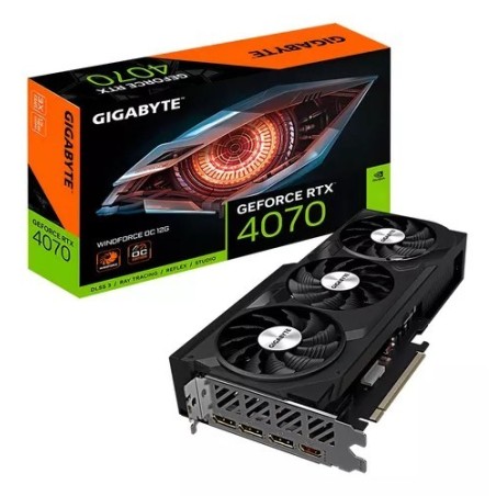 Placa de Video Gigabyte RTX 4070 WF OC 12GB
