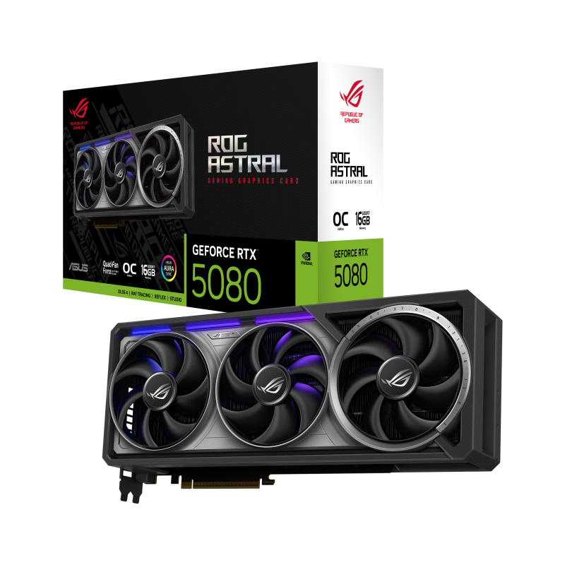 Placa de Video ASUS RTX 5080 ROG Astral OC 16GB