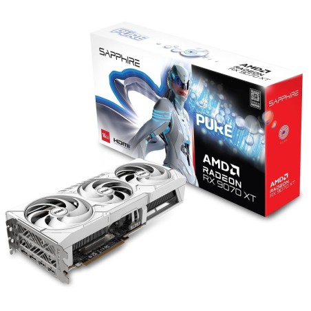 Placa de Video Sapphire RX 9070 XT Pure 16GB
