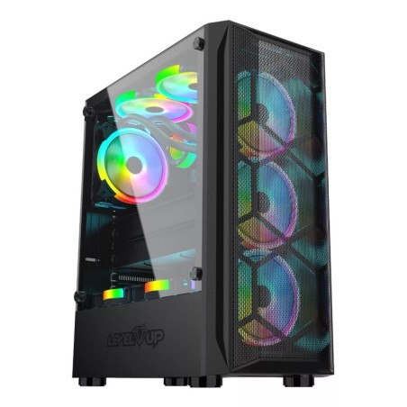 Gabinete Andromeda Atx Vidrio Templado X3 Fan Rgb